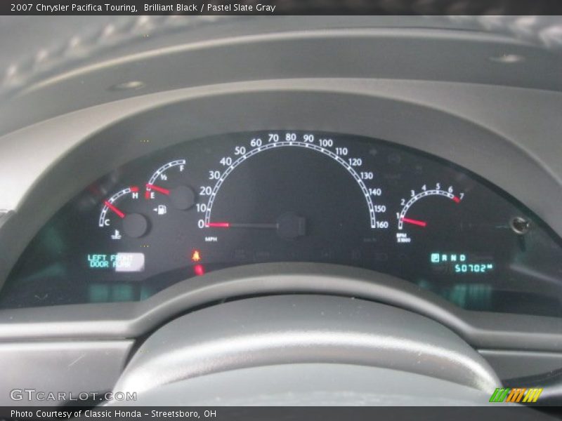 Brilliant Black / Pastel Slate Gray 2007 Chrysler Pacifica Touring