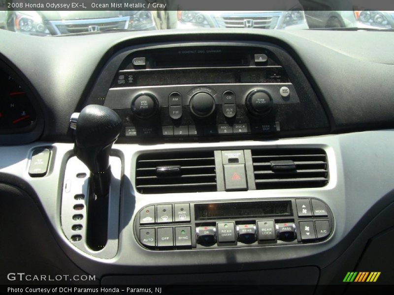 Ocean Mist Metallic / Gray 2008 Honda Odyssey EX-L