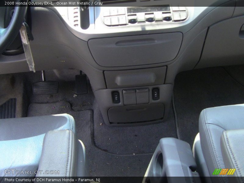 Ocean Mist Metallic / Gray 2008 Honda Odyssey EX-L