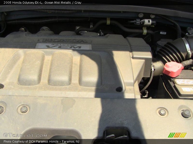 Ocean Mist Metallic / Gray 2008 Honda Odyssey EX-L