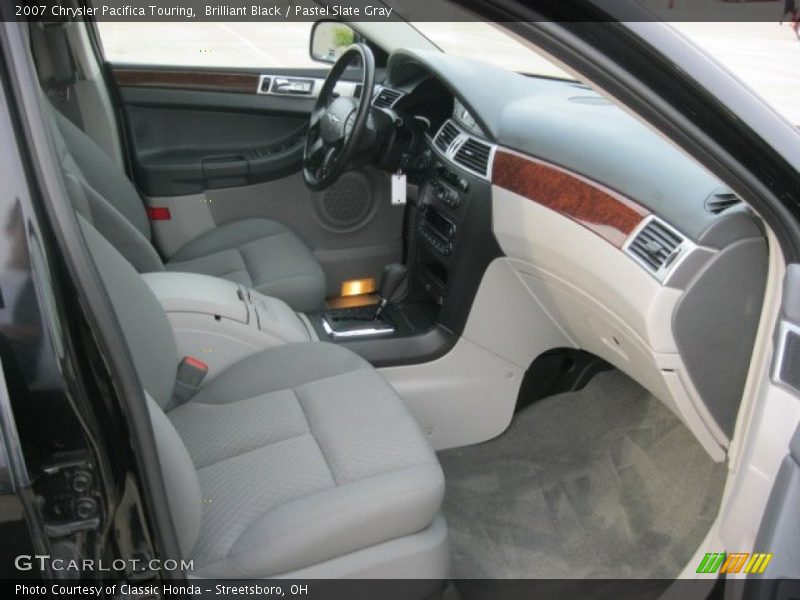 Brilliant Black / Pastel Slate Gray 2007 Chrysler Pacifica Touring
