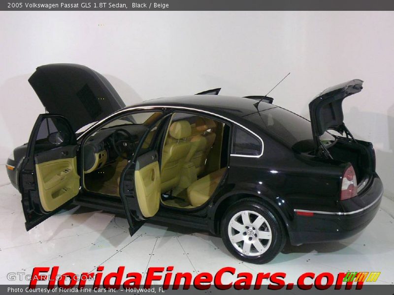 Black / Beige 2005 Volkswagen Passat GLS 1.8T Sedan