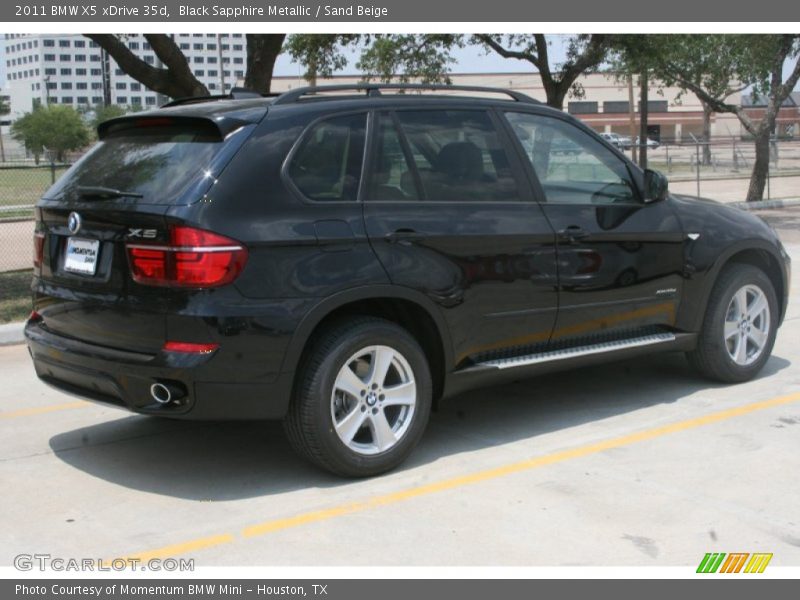 Black Sapphire Metallic / Sand Beige 2011 BMW X5 xDrive 35d