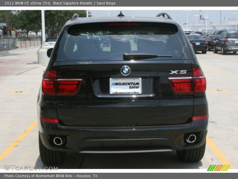 Black Sapphire Metallic / Sand Beige 2011 BMW X5 xDrive 35d