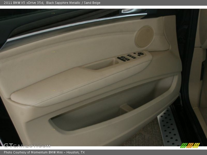 Black Sapphire Metallic / Sand Beige 2011 BMW X5 xDrive 35d
