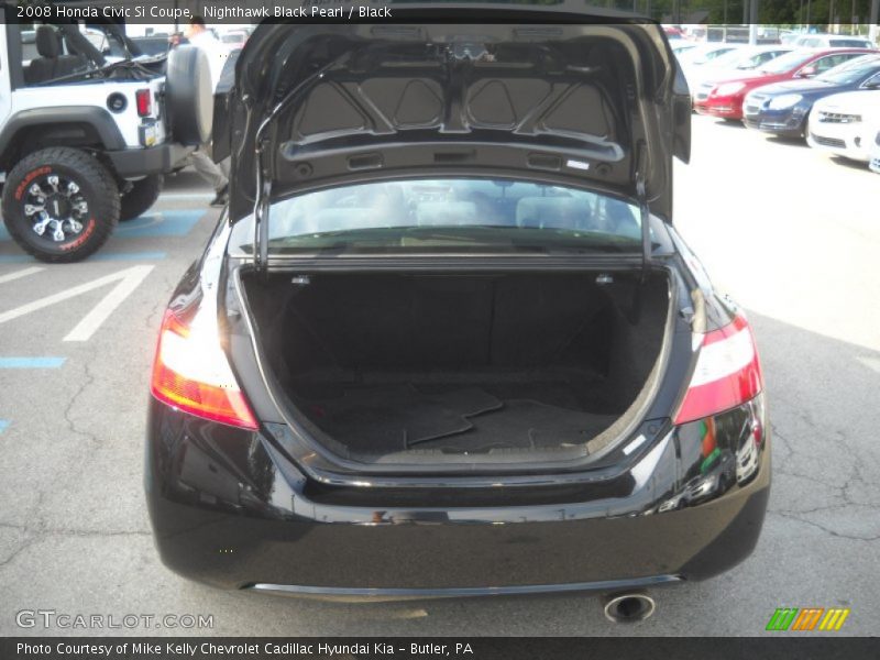 Nighthawk Black Pearl / Black 2008 Honda Civic Si Coupe