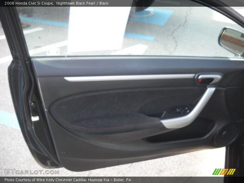 Nighthawk Black Pearl / Black 2008 Honda Civic Si Coupe