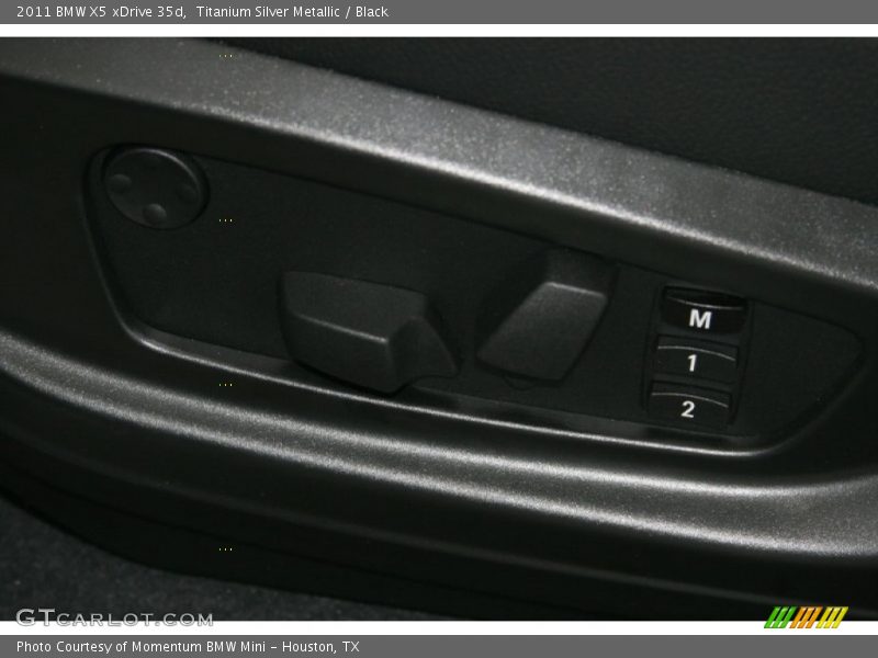 Titanium Silver Metallic / Black 2011 BMW X5 xDrive 35d