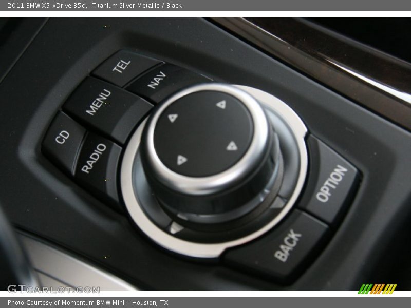 Titanium Silver Metallic / Black 2011 BMW X5 xDrive 35d