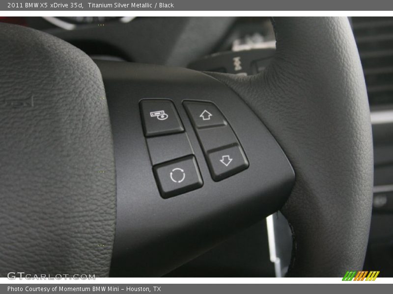 Titanium Silver Metallic / Black 2011 BMW X5 xDrive 35d