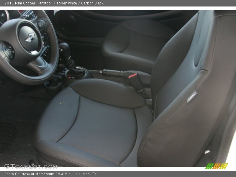 Pepper White / Carbon Black 2011 Mini Cooper Hardtop