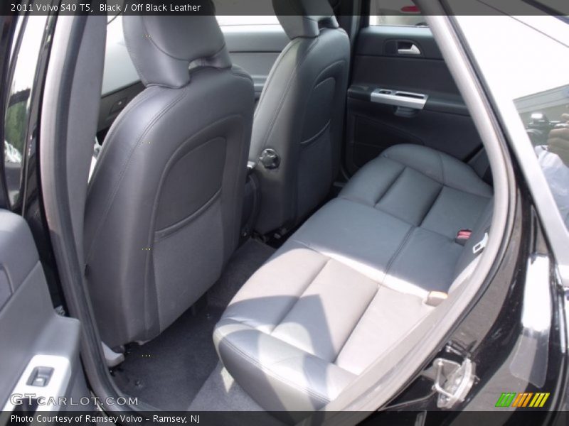Black / Off Black Leather 2011 Volvo S40 T5