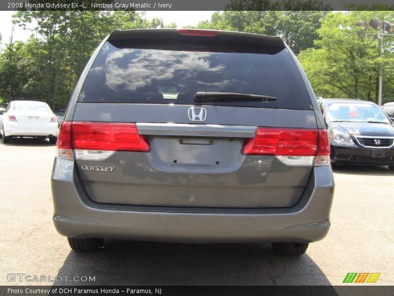 Nimbus Gray Metallic / Ivory 2008 Honda Odyssey EX-L