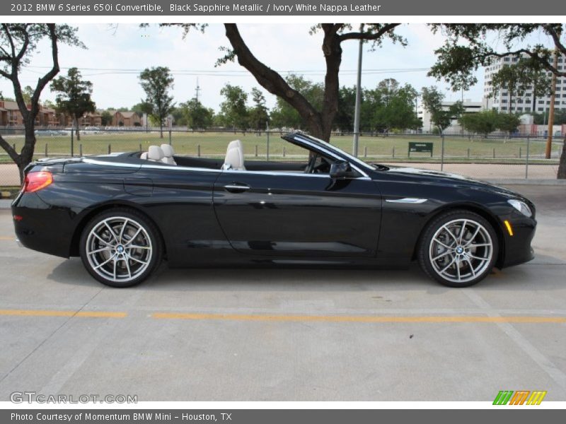  2012 6 Series 650i Convertible Black Sapphire Metallic