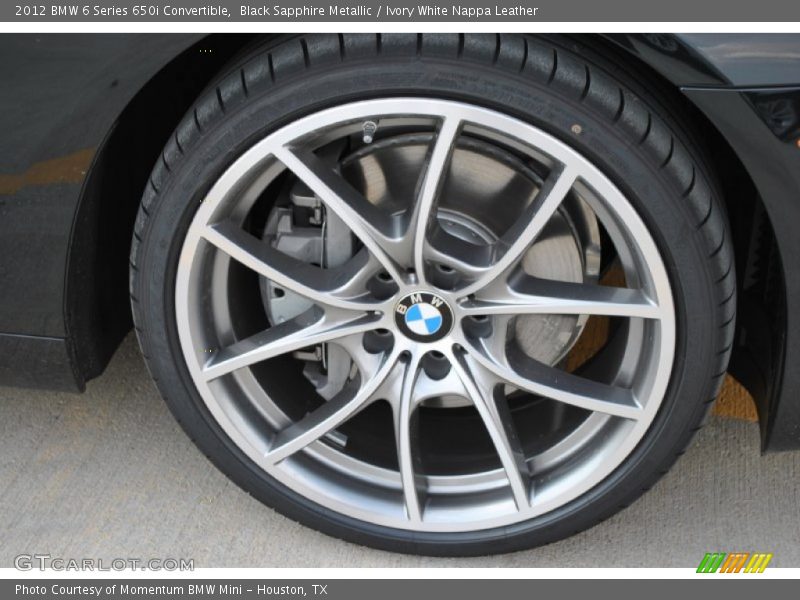  2012 6 Series 650i Convertible Wheel