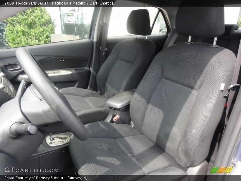 Pacific Blue Metallic / Dark Charcoal 2009 Toyota Yaris Sedan