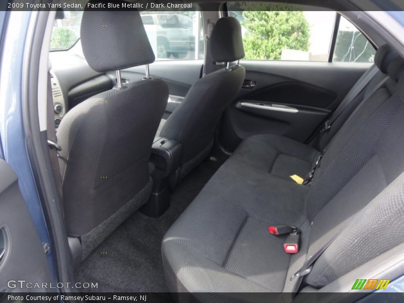 Pacific Blue Metallic / Dark Charcoal 2009 Toyota Yaris Sedan