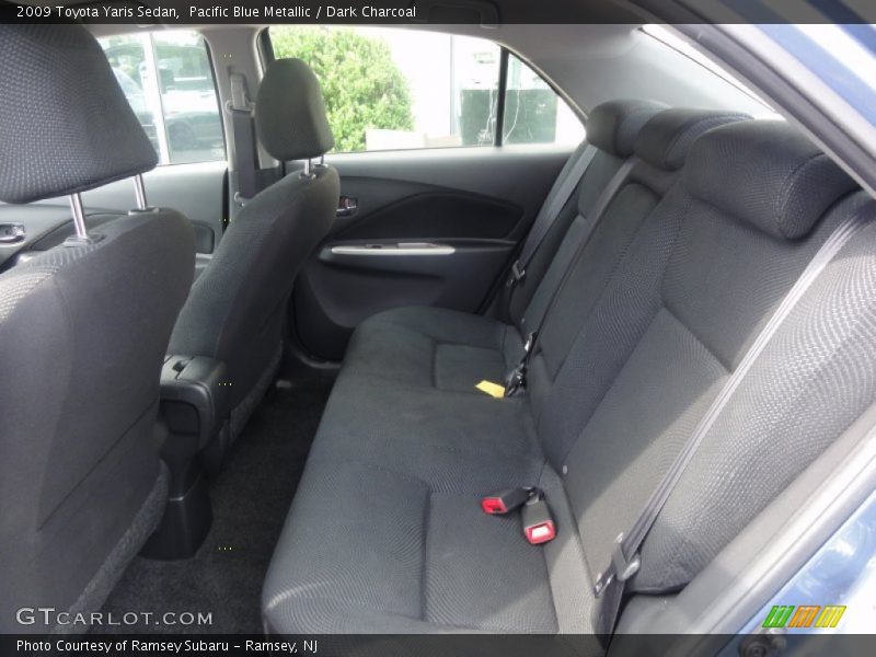 Pacific Blue Metallic / Dark Charcoal 2009 Toyota Yaris Sedan