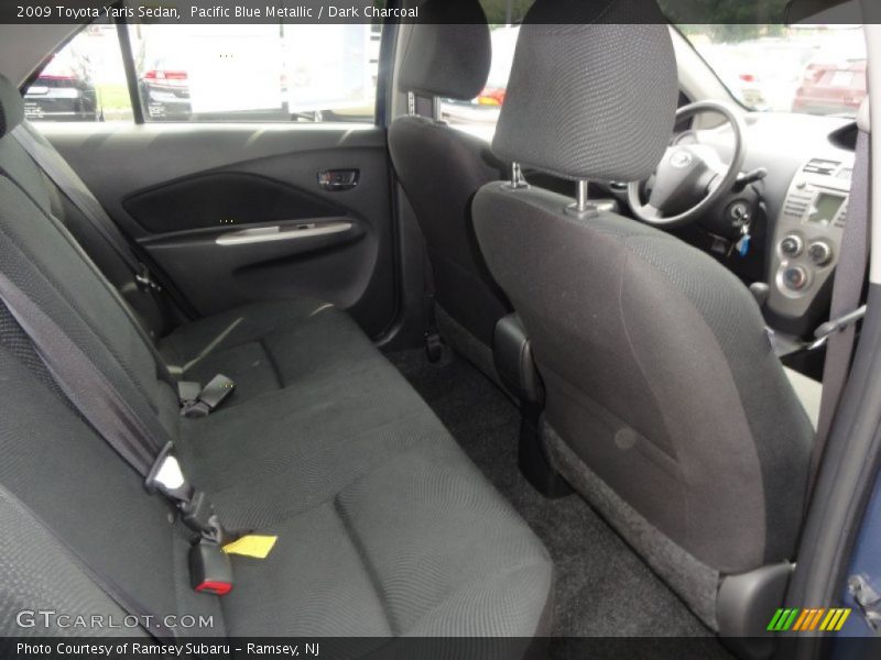 Pacific Blue Metallic / Dark Charcoal 2009 Toyota Yaris Sedan