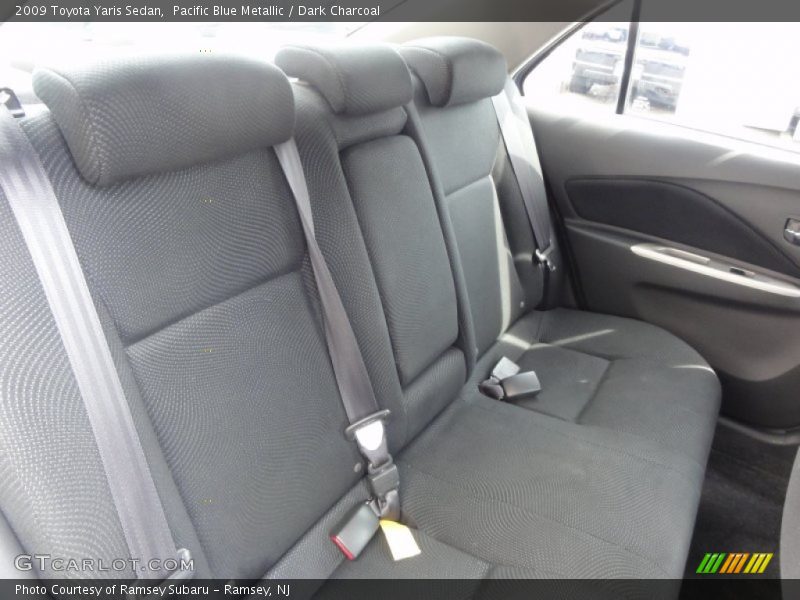 Pacific Blue Metallic / Dark Charcoal 2009 Toyota Yaris Sedan