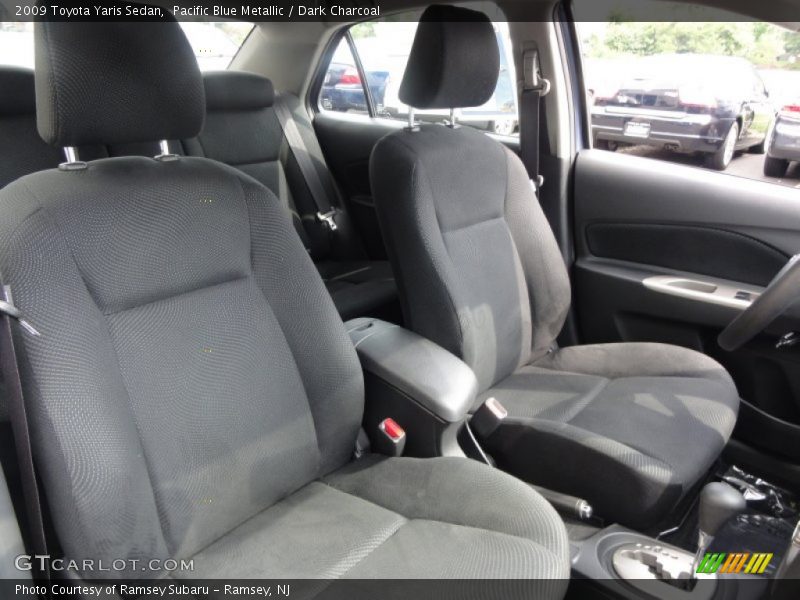 Pacific Blue Metallic / Dark Charcoal 2009 Toyota Yaris Sedan