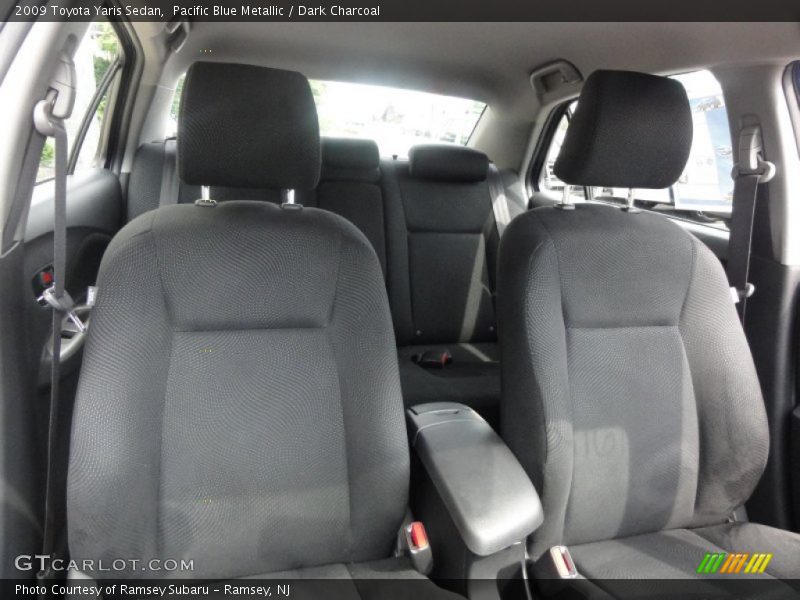 Pacific Blue Metallic / Dark Charcoal 2009 Toyota Yaris Sedan