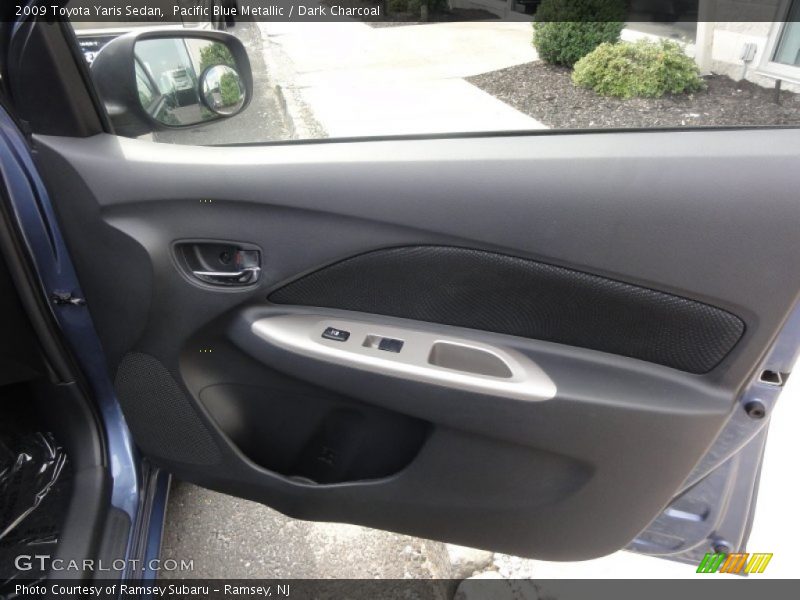 Pacific Blue Metallic / Dark Charcoal 2009 Toyota Yaris Sedan
