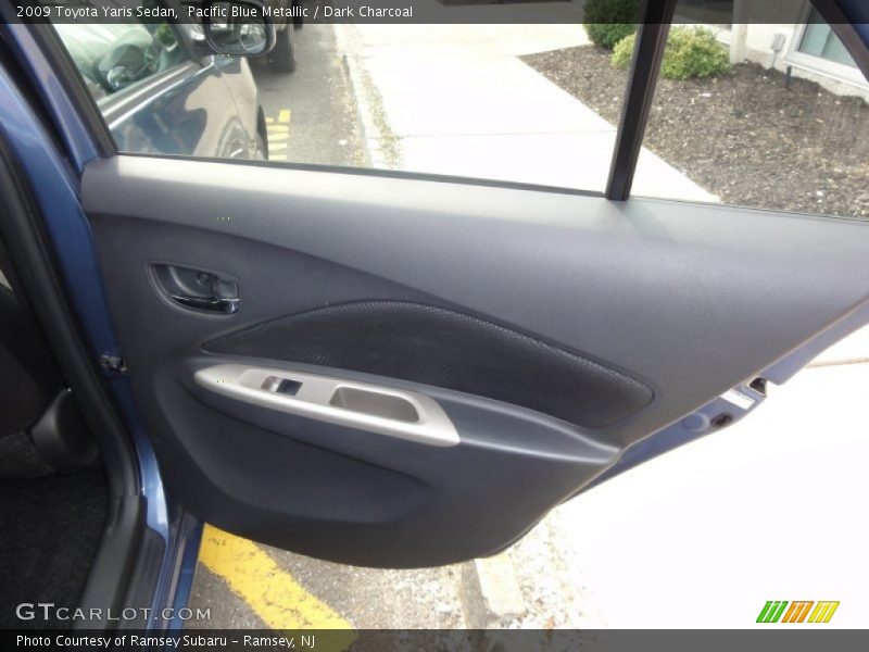 Pacific Blue Metallic / Dark Charcoal 2009 Toyota Yaris Sedan