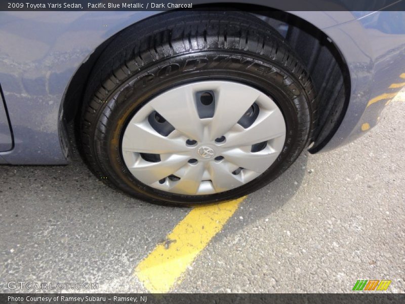 Pacific Blue Metallic / Dark Charcoal 2009 Toyota Yaris Sedan