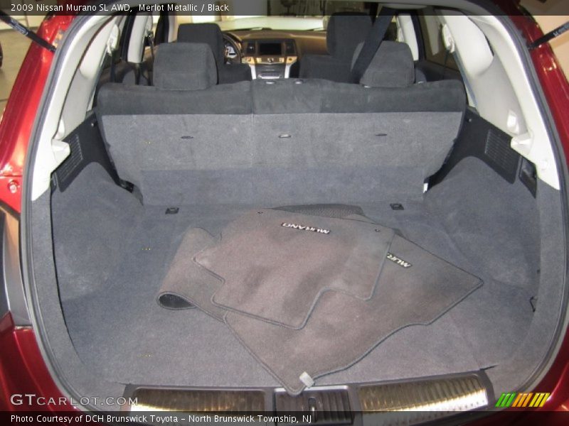 Merlot Metallic / Black 2009 Nissan Murano SL AWD