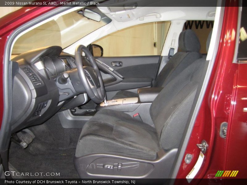 Merlot Metallic / Black 2009 Nissan Murano SL AWD
