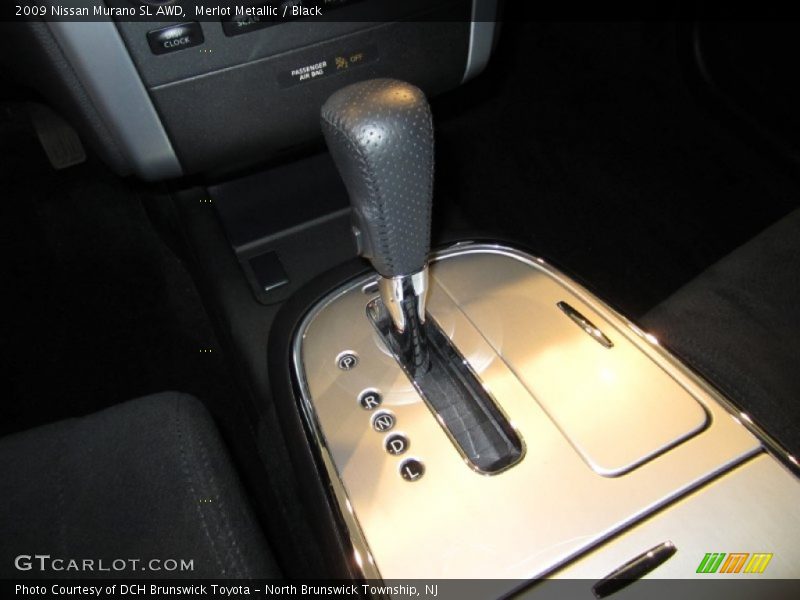 Merlot Metallic / Black 2009 Nissan Murano SL AWD