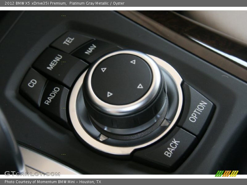 Platinum Gray Metallic / Oyster 2012 BMW X5 xDrive35i Premium