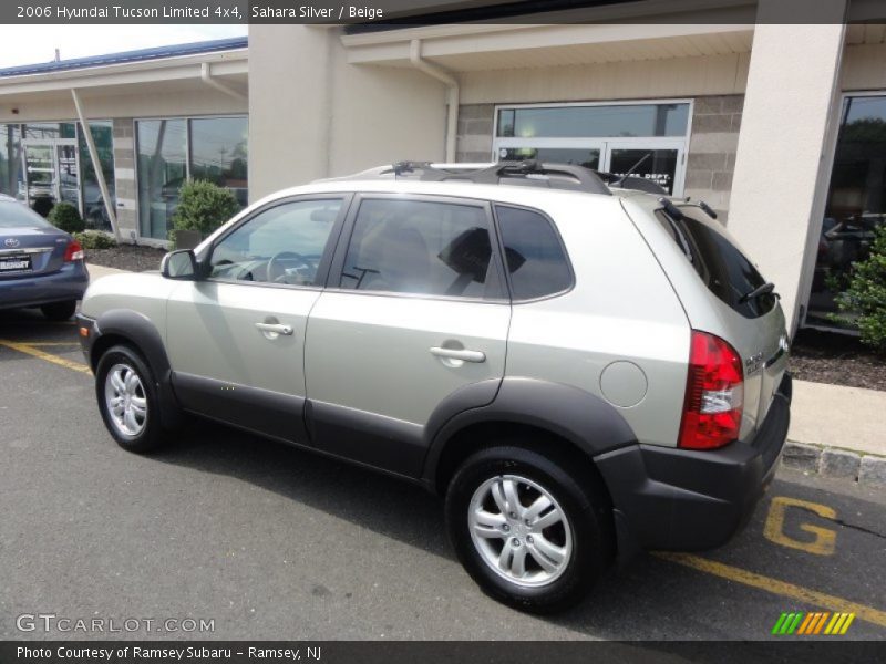 Sahara Silver / Beige 2006 Hyundai Tucson Limited 4x4
