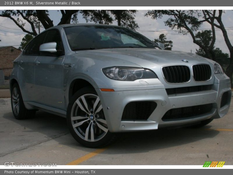 Silverstone Metallic / Black 2012 BMW X6 M