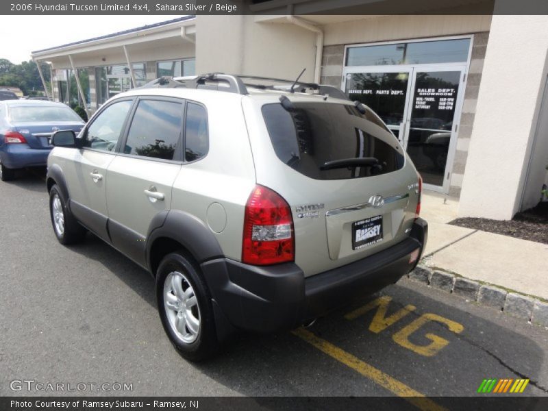 Sahara Silver / Beige 2006 Hyundai Tucson Limited 4x4