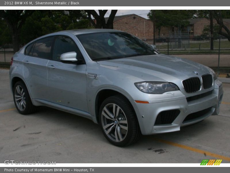 Silverstone Metallic / Black 2012 BMW X6 M