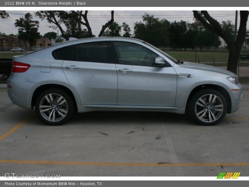 Silverstone Metallic / Black 2012 BMW X6 M
