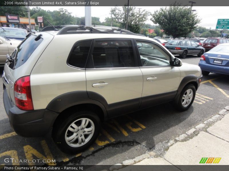 Sahara Silver / Beige 2006 Hyundai Tucson Limited 4x4