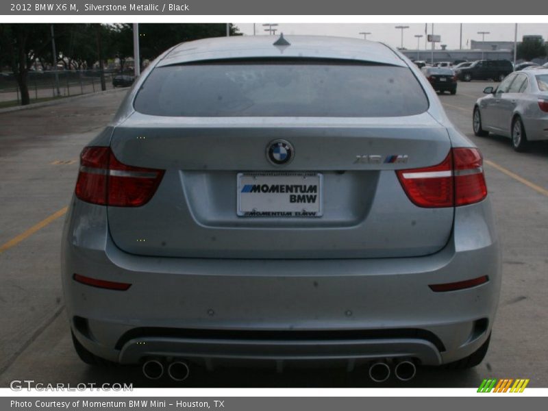 Silverstone Metallic / Black 2012 BMW X6 M