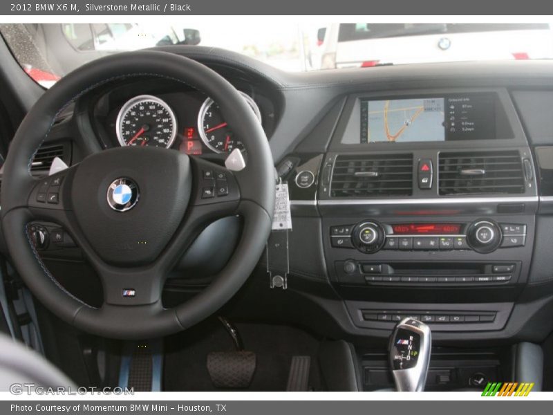 Silverstone Metallic / Black 2012 BMW X6 M