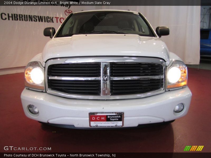 Bright White / Medium Slate Gray 2004 Dodge Durango Limited 4x4