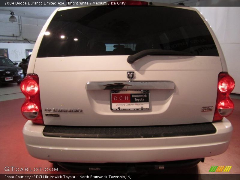 Bright White / Medium Slate Gray 2004 Dodge Durango Limited 4x4