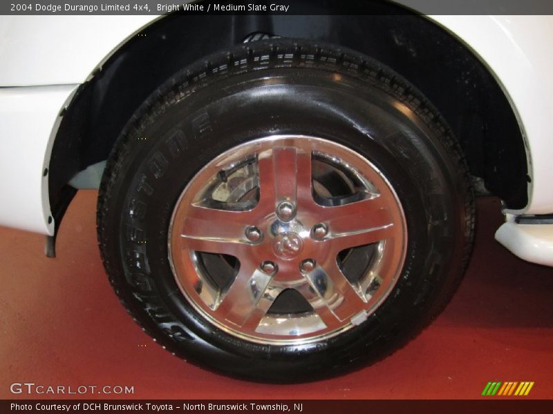 Bright White / Medium Slate Gray 2004 Dodge Durango Limited 4x4