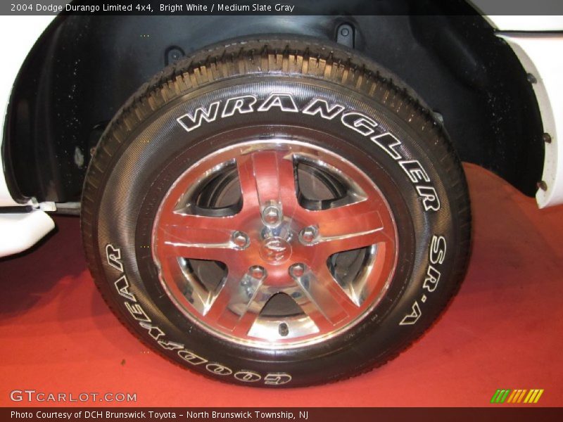 Bright White / Medium Slate Gray 2004 Dodge Durango Limited 4x4