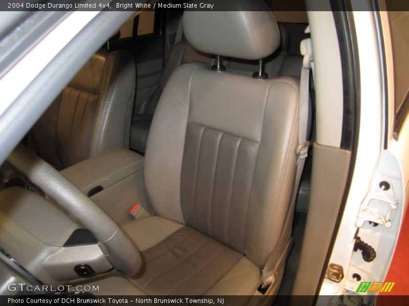 Bright White / Medium Slate Gray 2004 Dodge Durango Limited 4x4