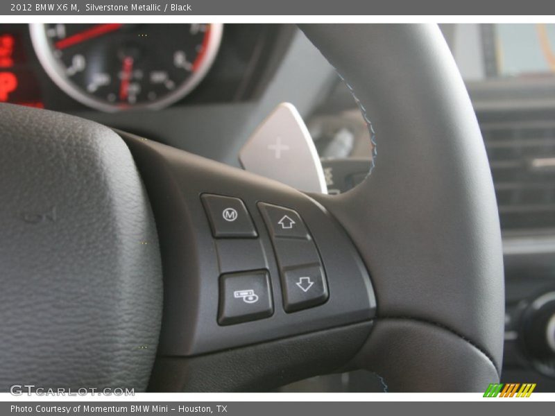 Silverstone Metallic / Black 2012 BMW X6 M