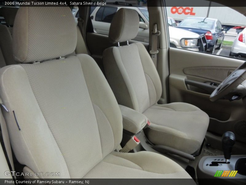 Sahara Silver / Beige 2006 Hyundai Tucson Limited 4x4