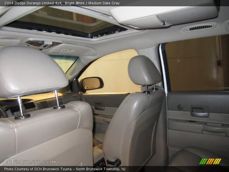 Bright White / Medium Slate Gray 2004 Dodge Durango Limited 4x4