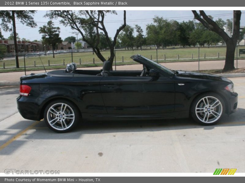  2012 1 Series 135i Convertible Black Sapphire Metallic